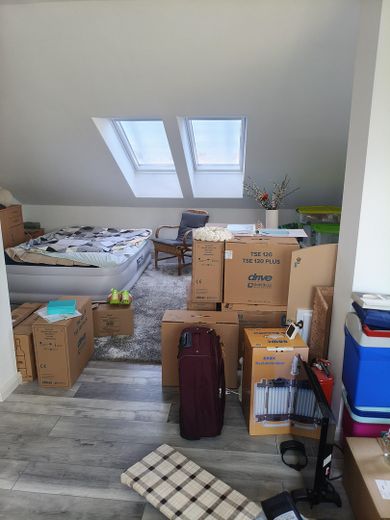 Dachboden ausgebaut mit FBH