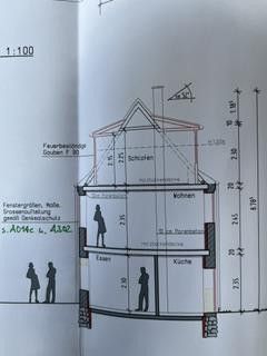 Gioiello storico nell’Oluf-Samson-Gang – casa storica unica nel centro storico con giardino – Querschnitt