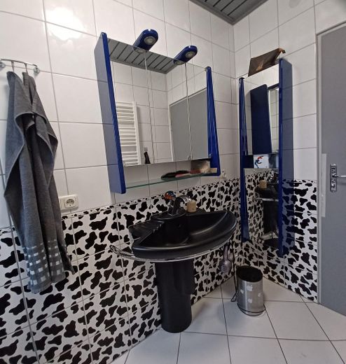 Bright 4-room apartment by Nuremberg City Park – Bad 2