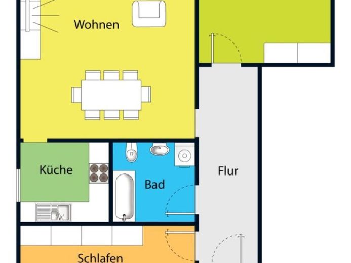 Sehenswerte Wohnung mit schönem Balkon in ruhiger Lage! – फोटो 1