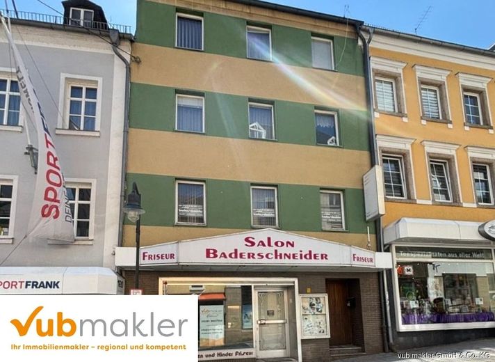 Vielseitiges Wohn- und Geschäftshaus in Hof - zentrale Lage, große Chancen – VUB0002277-1