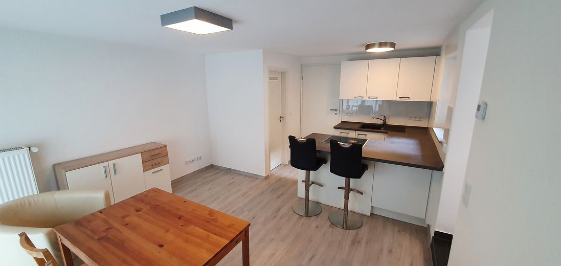 Wohnzimmer mit Küche Foto 2v6