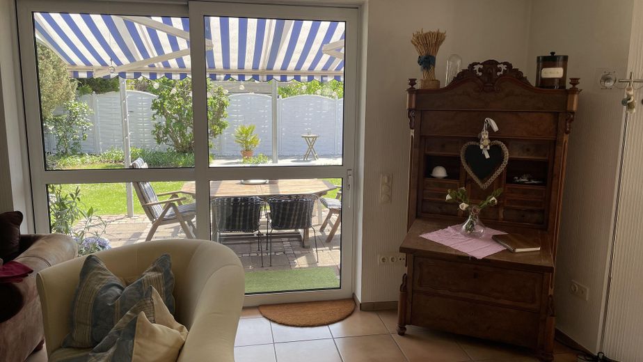 Blick auf die Terrasse