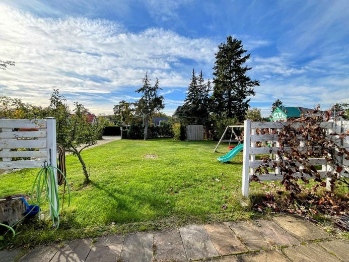 Gartenblick von Terrasse