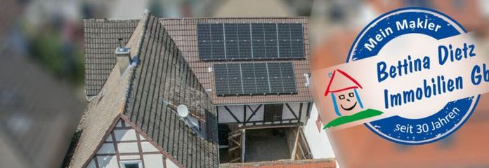 DIETZ: Modernisiertes Fachwerkhaus mit Nebengebäude - PV mit Speicher - in Schaafheim OT Mosbach!