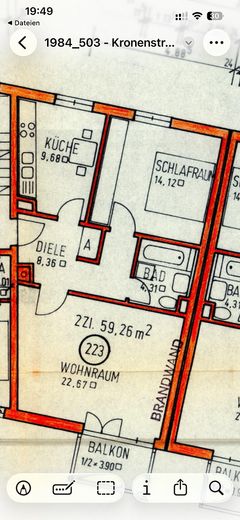 Kempten Innenstadt: Vermietete 2-Zimmer-Wohnung mit Balkon und attraktiver Mietrendite – Foto 13