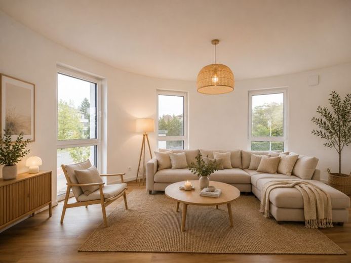 Moderne 4-Zimmer-Wohnung im KfW40-QnG-Standard mit Loggia in Osnabrück-Eversburg – फोटो 1