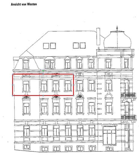 2-кімнатна квартира з кухнею та ванною, 54 м², Дрезден-Льобтау | Без комісії / 0% комісії агенту – Ansicht von Westen 