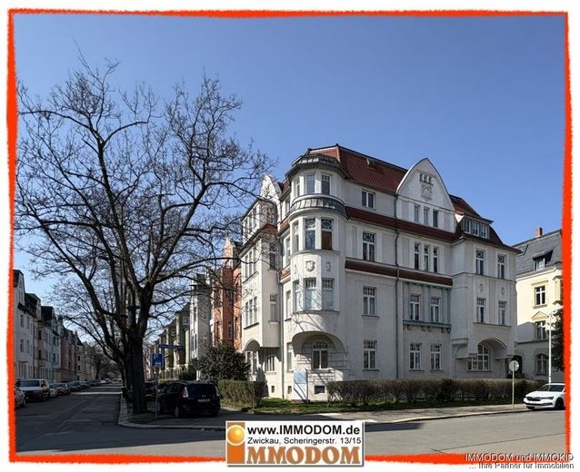 Preiswerte, kleine Büroeinheit in schöner Lage der Zwickauer Nordvorstadt zu vermieten! – Hausansicht