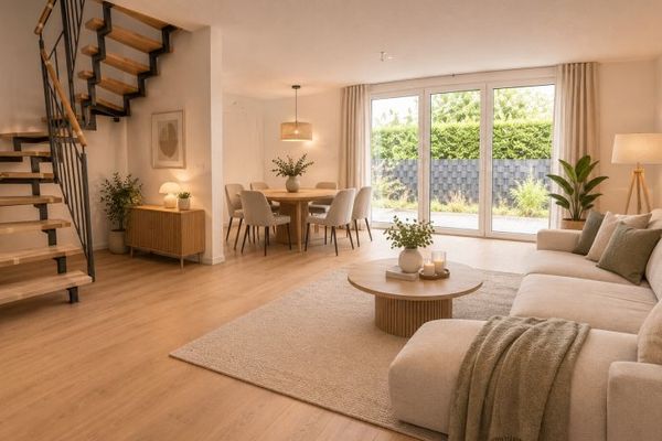Casa adosada moderna de obra nueva en Stade – 5,5 habitaciones, primera ocupación y KfW-55