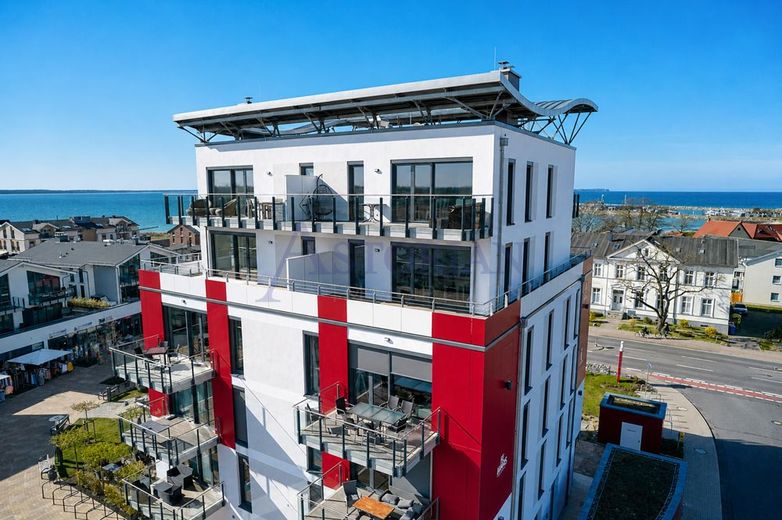 Exklusives Penthouse mit Ostsee- und Boddenblick - für Selbstnutzung 
oder Kapitalanlage – Blick auf die Terrasse