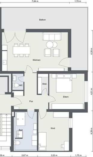 Herbstknaller* Ihr Wohntraum  98 qm mit großem Südwestbalkon ! – Bild 7