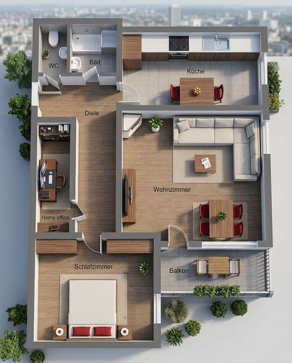 Mudarse en lugar de renovar: apartamento de 2 habitaciones recién modernizado con vistas panorámicas – Foto 16