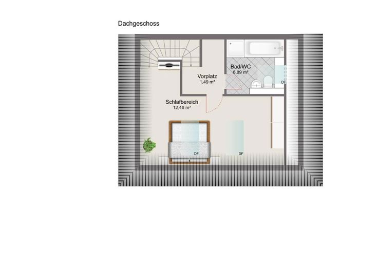 Wohnung 2 Dachgeschoß