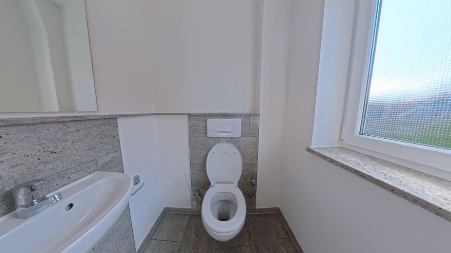 Geniş aile için modern mimar tasarımlı ev – Gäste-WC