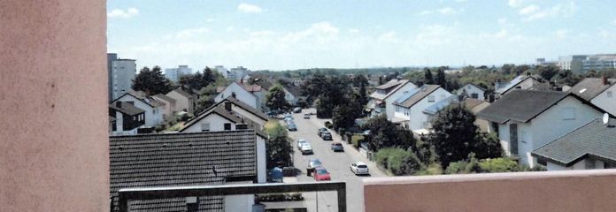 Ausblick vom Balkon