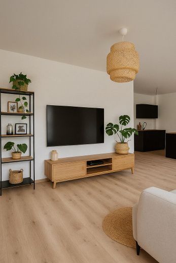 Wohnbereich visualisiert