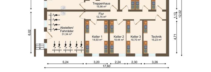 Grundriss Keller 3