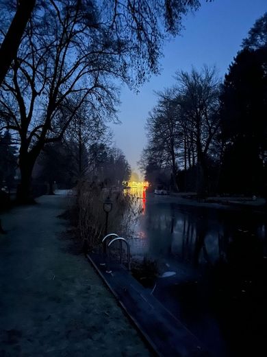 Blick Richtung Schleuse