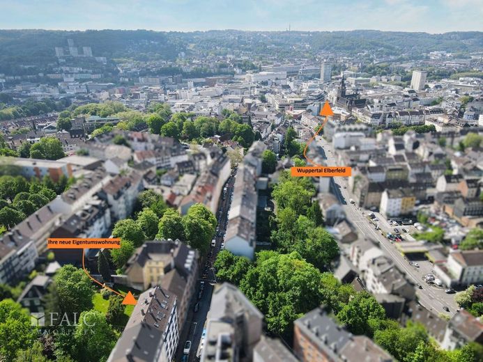 Maisonetteflair trifft Stadtleben: Stilvolle 3 Zimmerwohnung über den Dächern von Elberfeld! – Umgebung