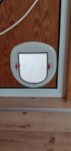 Schicke, gemütliche Dachgeschosswohnung in ruhiger Lage – Katzenklappe