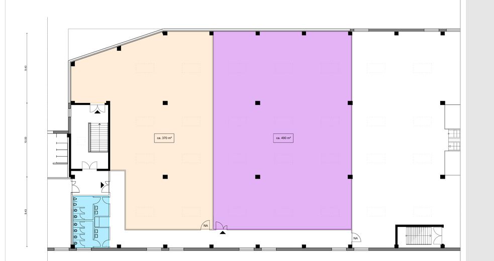 Moderne Gewerbefläche für Büro o. Showroom in zentraler Lage am Bhf. Südkreuz – 370 m² bis 1.000 m² – Foto 4