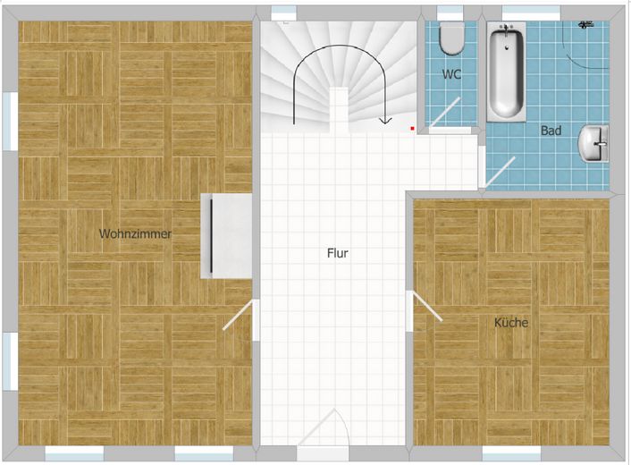 Affascinante casa indipendente in posizione tranquilla – vendita privata (senza agenzia) – Grundriss EG 