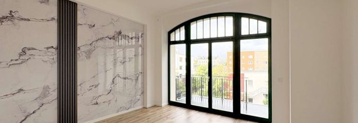 INDUSTRIECHARME NEU GEDACHT // Maisonettewohnung mit Terrasse und Fußbodenheizung