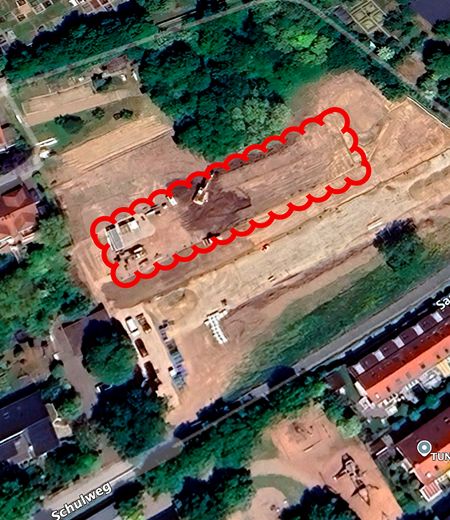 Modernes KfW-40-QNG-Massivhaus mit Garten – Top-Lage in Saulheim, PV & Wärmepumpe inklusive – Lageplan Saulheim Kapellenberg