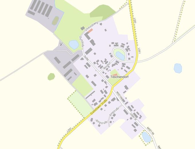 Attraktives bauträgerfreies Grundstück in Teschendorf / Burg Stargard ca. 902m² groß – Teschendorf