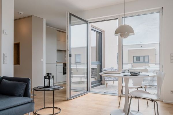 Two rooms in modern design in Gerresheim