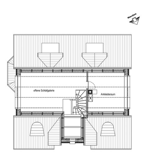 Grundriss Spitzboden
