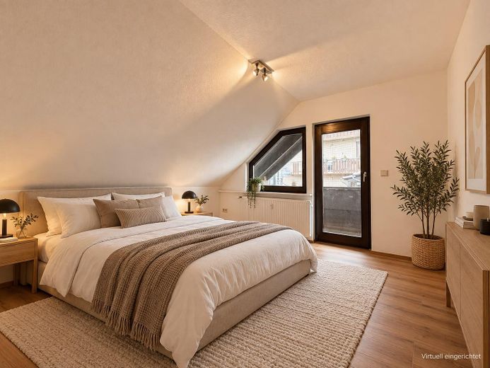 Geräumige 3-Zimmer-Wohnung mit Balkon in Horn-Bad Meinberg (WE6) – KI-Konzeptbild
