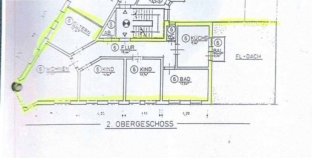 Wie ein Neubau, nur mit Seele-vollständig sanierte 4-Zimmer Wohnung – Grundriss