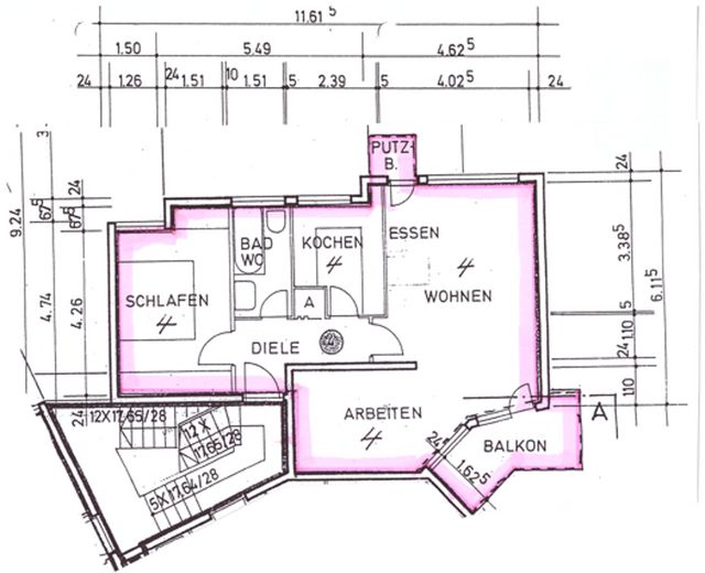 Grundriss ETW