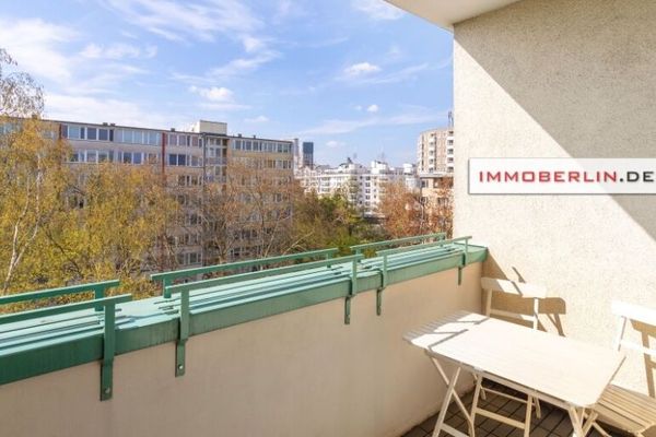 IMMOBERLIN.DE - Sehr angenehme Wohnung mit Westloggia nahe dem KaDeWe im Bayerischen Viertel