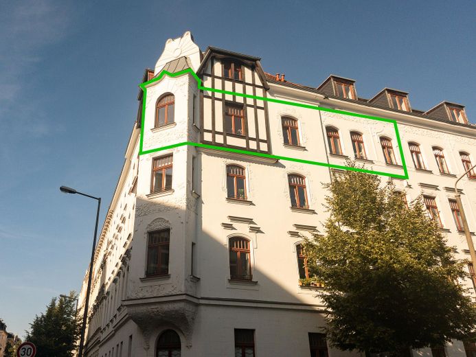 Views over Gohlis – stylish Art Nouveau apartment with charm – Wunderschöner Jugendstil