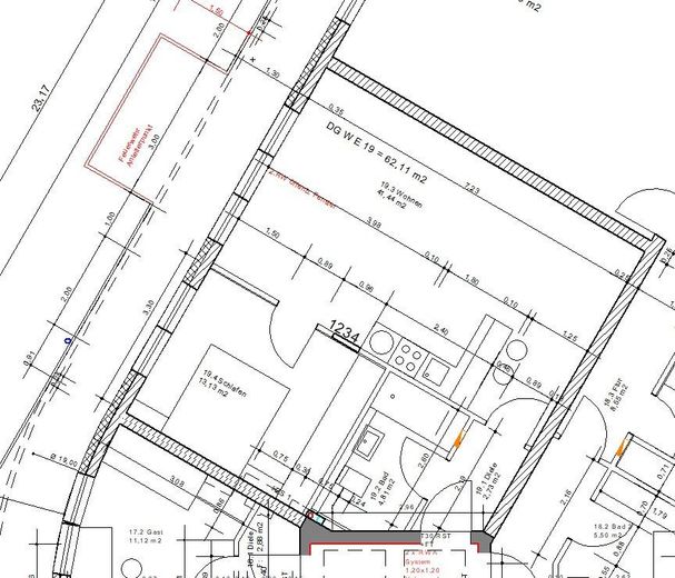 Appartamento di 3,5 locali in nuova costruzione esclusiva a Lohausen – Grundriss WE 19