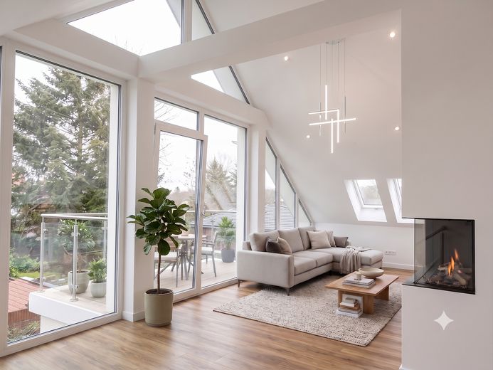 NEUBAU-Erstbezug: 2 Zimmer-Wohnung mit KLIMAANLAGE, EBK, Kamin & Balkon in Berlin-Spandau – फोटो 1