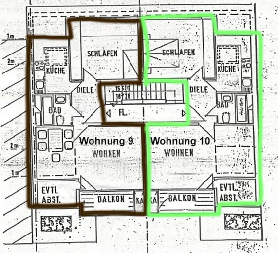 Grundriss Wohnung 9