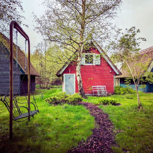 Boothaus auf Pachtland