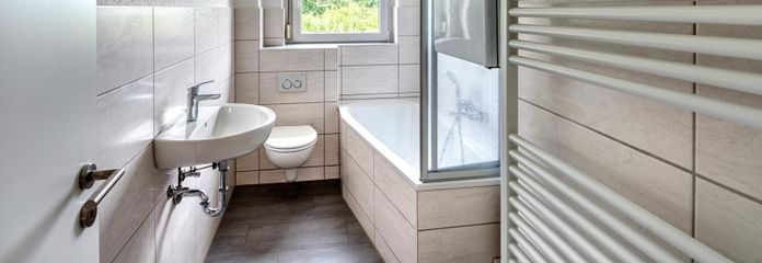 Saniertes Badezimmer