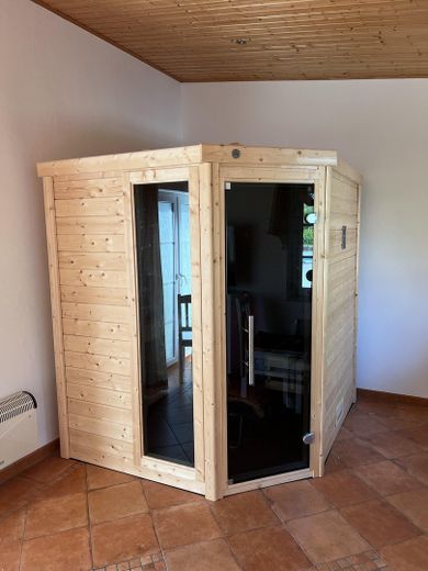 Gartenhaus Sauna von Weka