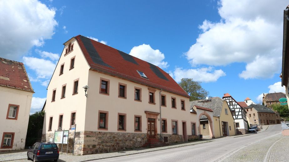 Ladengeschäft Ausstellungsraum in Kohren-Salis, BESTE LAGE im Zentrum direkt am Töpferbrunnen – Straßenansicht