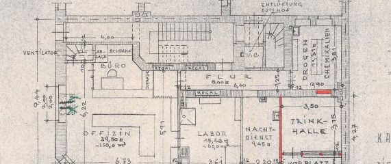 Grundriss (ehm. Trinkhalle)