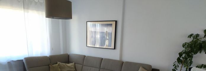 Wynajęte mieszkanie 3-pokojowe w Hasselroth – Wohnzimmer