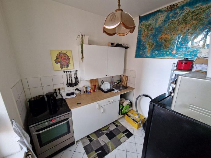 Beautiful 1-Room Apartment in the Paulusviertel Near the Water Tower – Küche