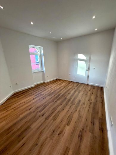 Komplett renovierte, helle 1,5-Zimmer Wohnung im Zentrum – Wohn-/Schlafzimmer