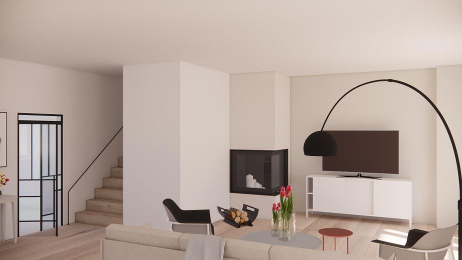 Wohnbereich Kamin W1