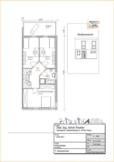 Grundriss 1. Obergeschoss